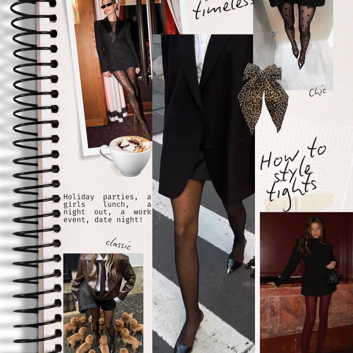 Newsletter: Tights + tips on how to wear them! ❤️
