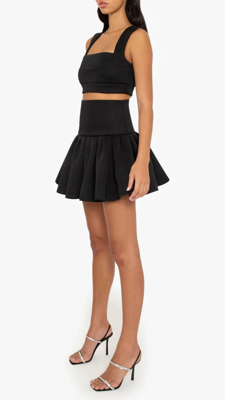 Black Halo Pamina Two Piece Set in Black