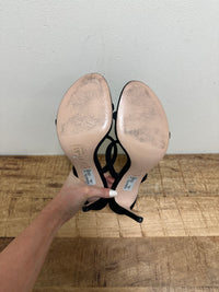 Schutz Taliah Sandal in Black Suede