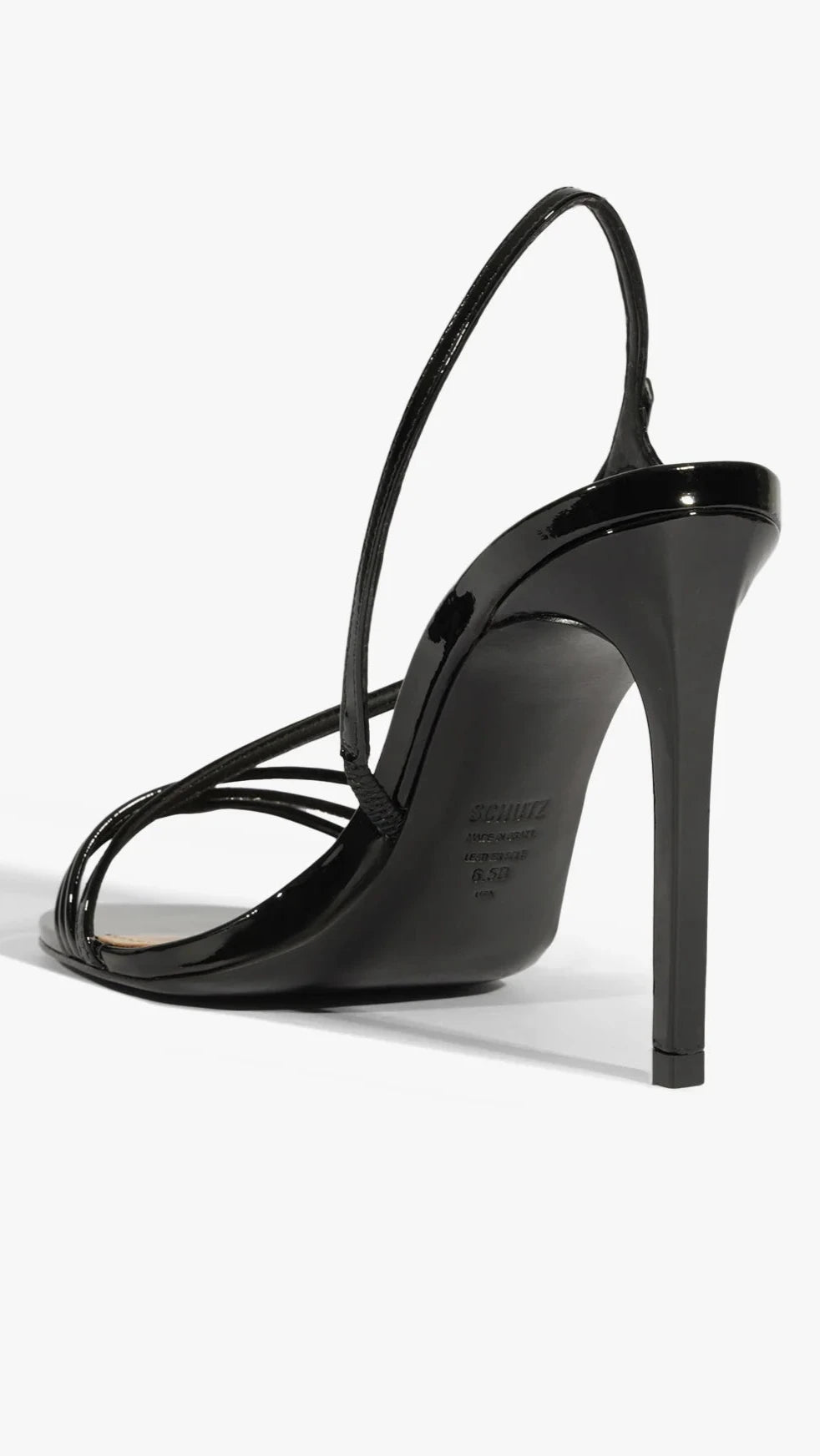 Schutz Inez Strappy Heel in Black