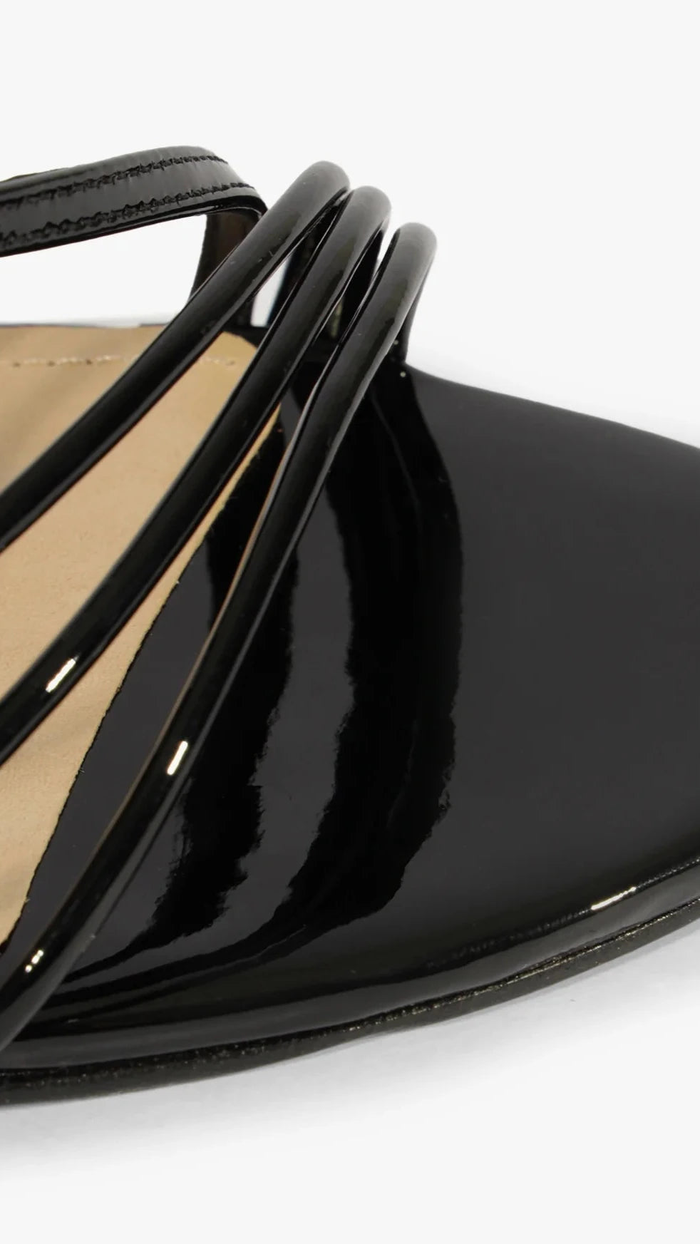 Schutz Inez Strappy Heel in Black