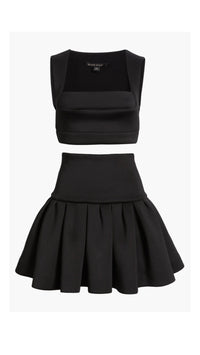 Black Halo Pamina Two Piece Set in Black