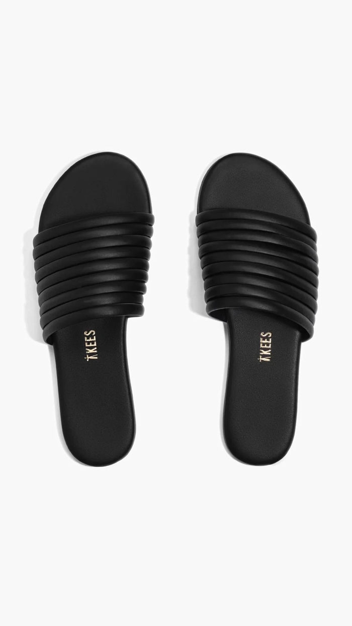 TKEES Caro Slides in Black