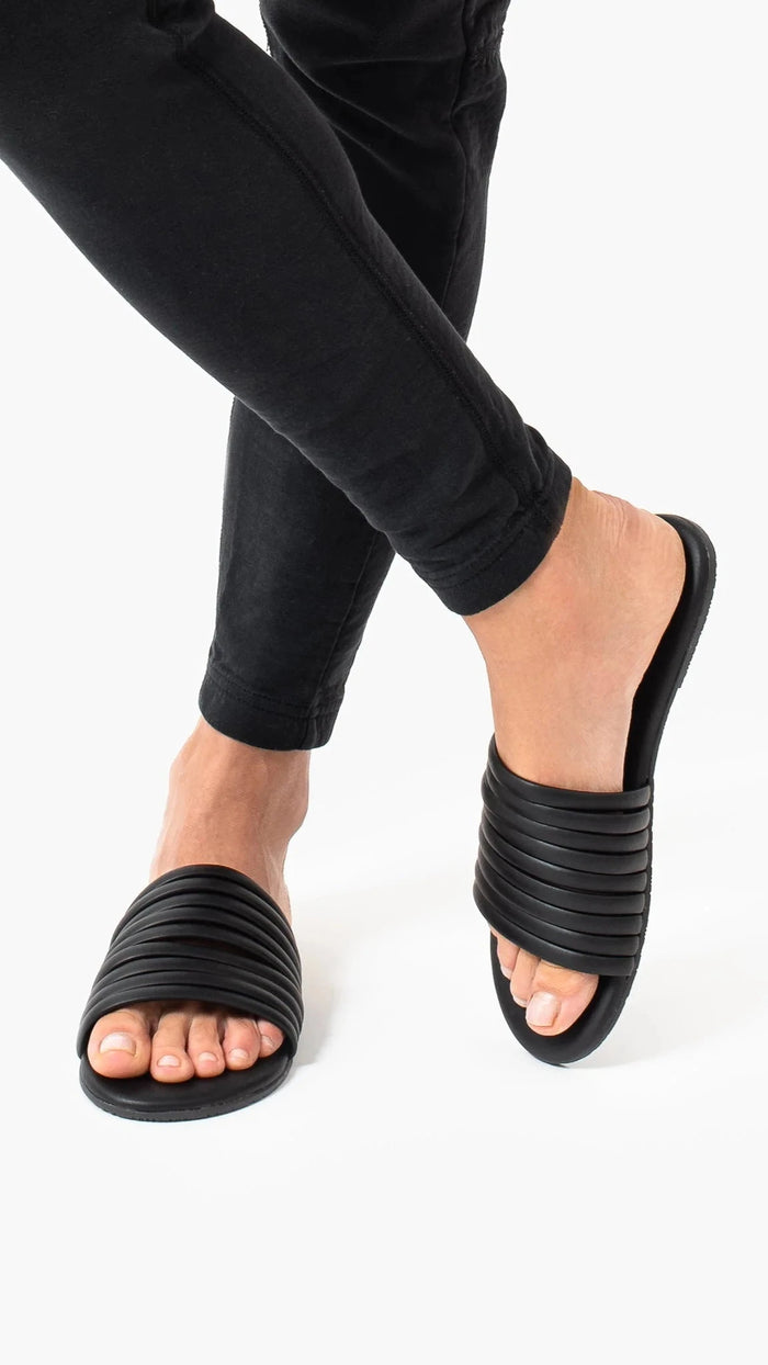 TKEES Caro Slides in Black