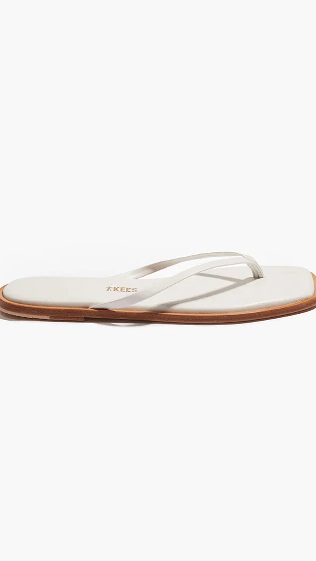 TKEES Dylan Square Toe in White
