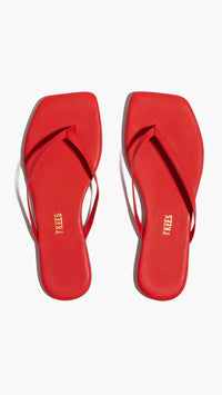TKEES Lily Square Toe in Red