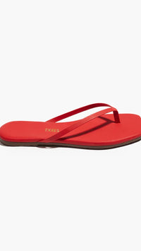 TKEES Lily Square Toe in Red