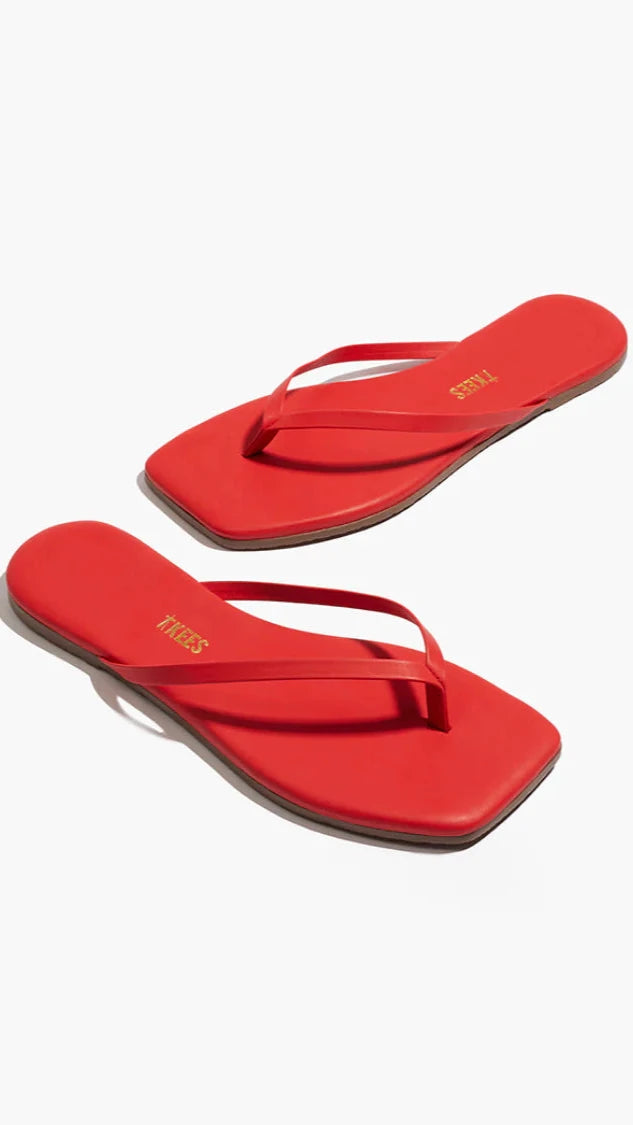 TKEES Lily Square Toe in Red