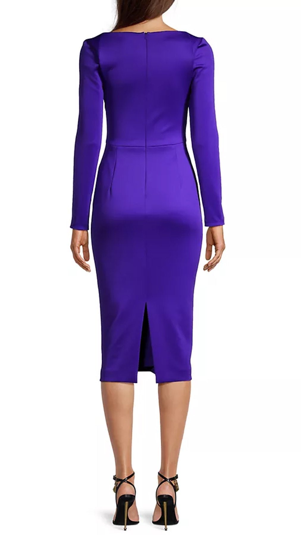 Black Halo Zanry Dress in Cadburry Purple