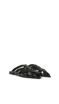 Schutz Pietra Flat in Black