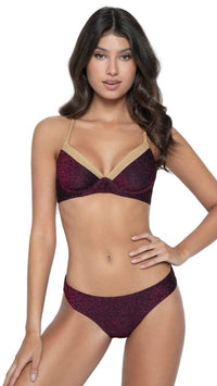 PQ Swim Garnet Evie Underwire Bikini Top