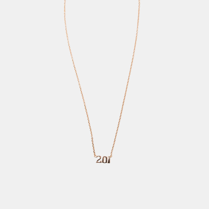 Samfa Style 201 Necklace in Rose Gold