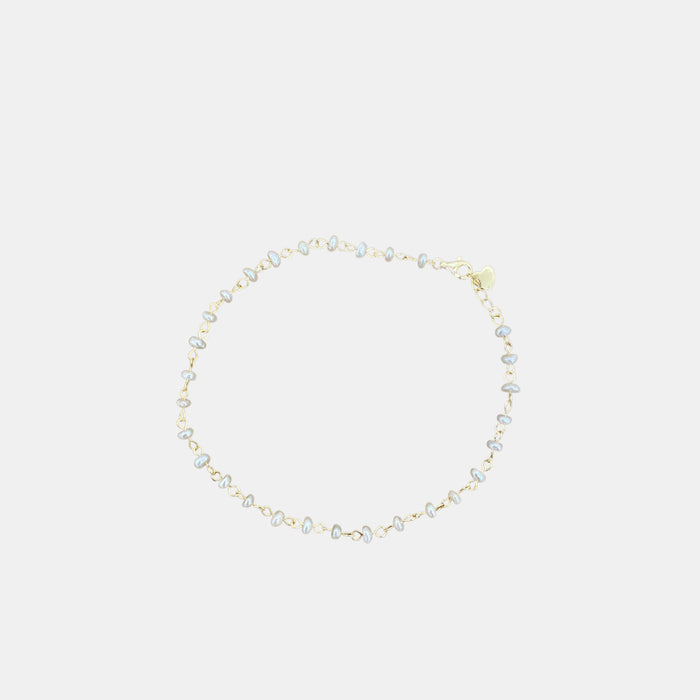 Samfa Style Pearl Anklet in Gold