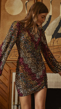 Saylor Alessandra Sequin Dress