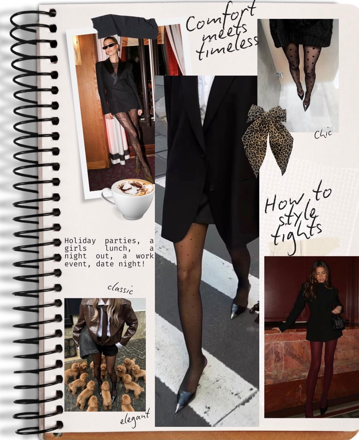 Newsletter: Tights + tips on how to wear them! ❤️