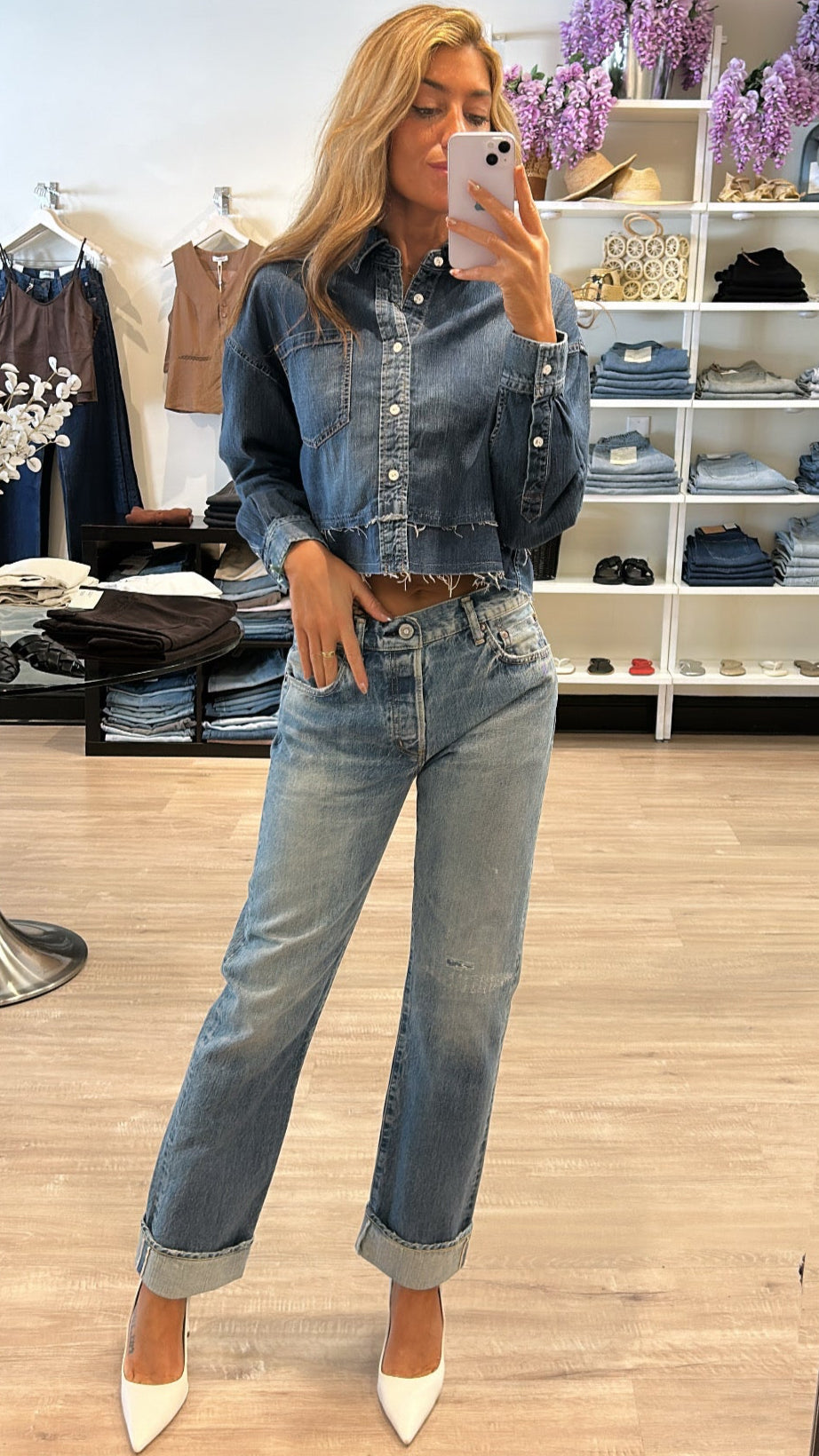 Moussy MV Frederica Straight in Blue