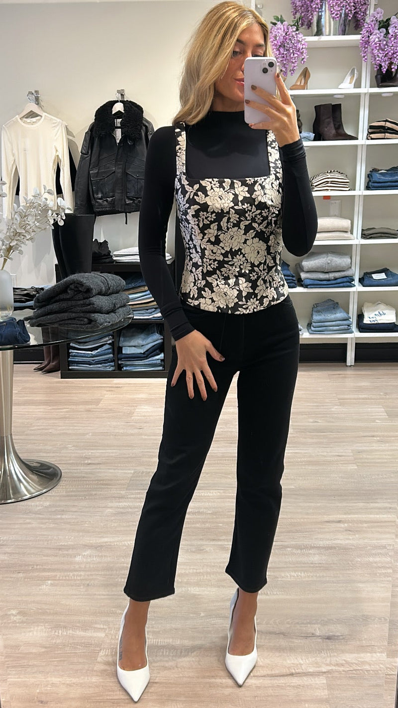 Amanda Uprichard Jacksonville Top in Babylon Print