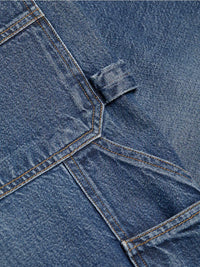 AGOLDE Denim Magda Carpenter High Rise Loose Jean in Darkness