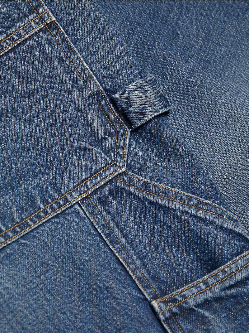 AGOLDE Denim Magda Carpenter High Rise Loose Jean in Darkness