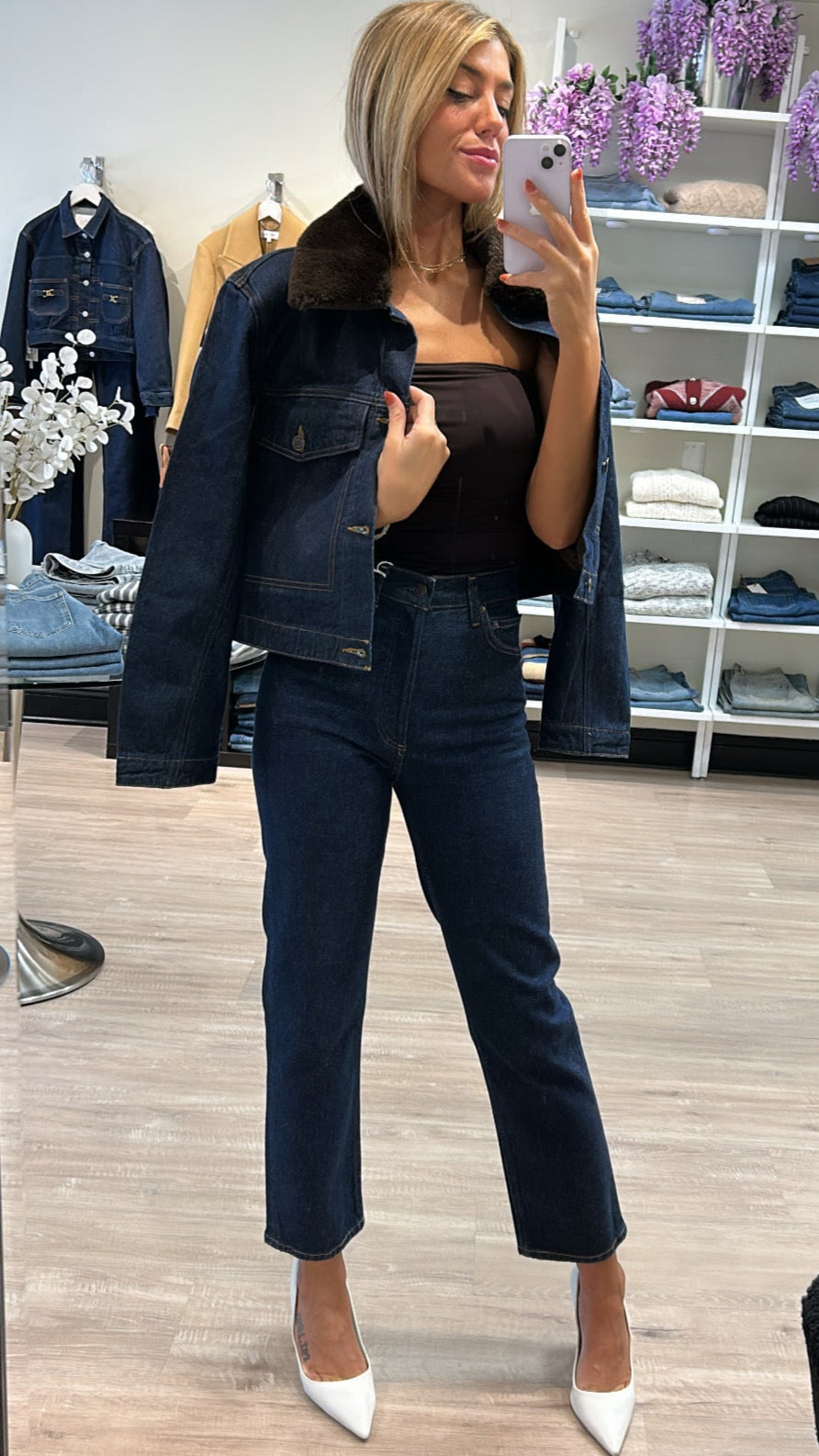 AGOLDE 90's Pinch Waist Crop in Reissue