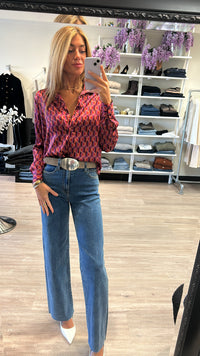 B-Low The Belt Myra Nubuck Belt in Taupe/Silver