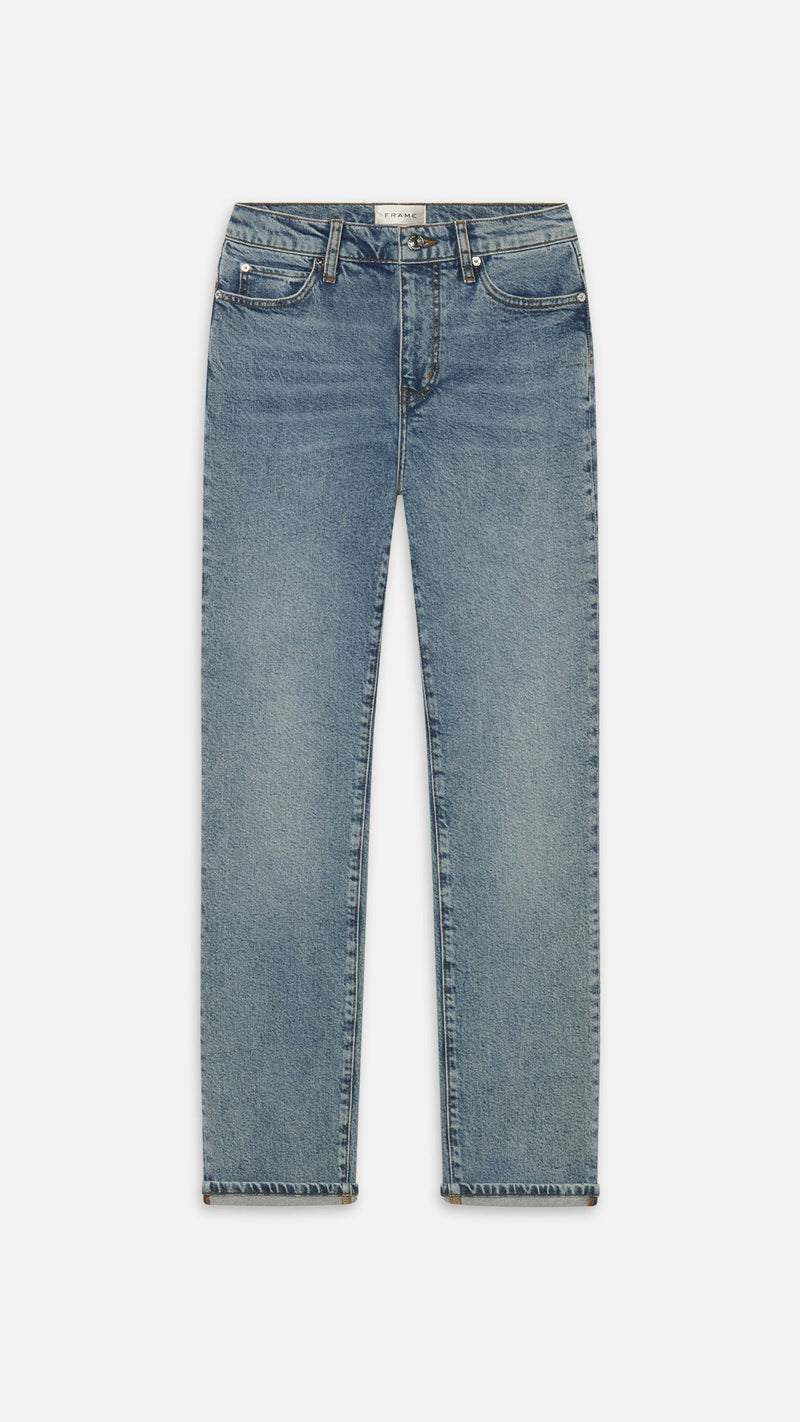 Frame Denim The Borrowed Straight in Ricochet