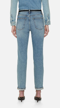 Frame Denim The Borrowed Straight in Ricochet