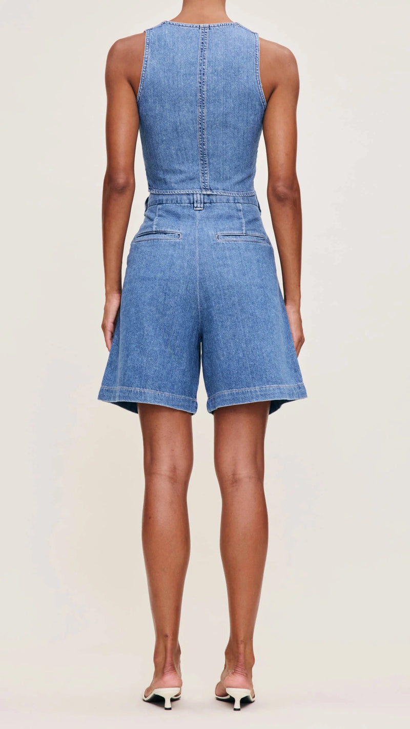 DL1961 Denim  Lizzie Cropped Top in Great Falls