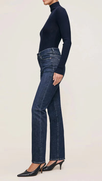 DL1961 Turtle Neck Sweater in Navy