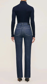 DL1961 Turtle Neck Sweater in Navy