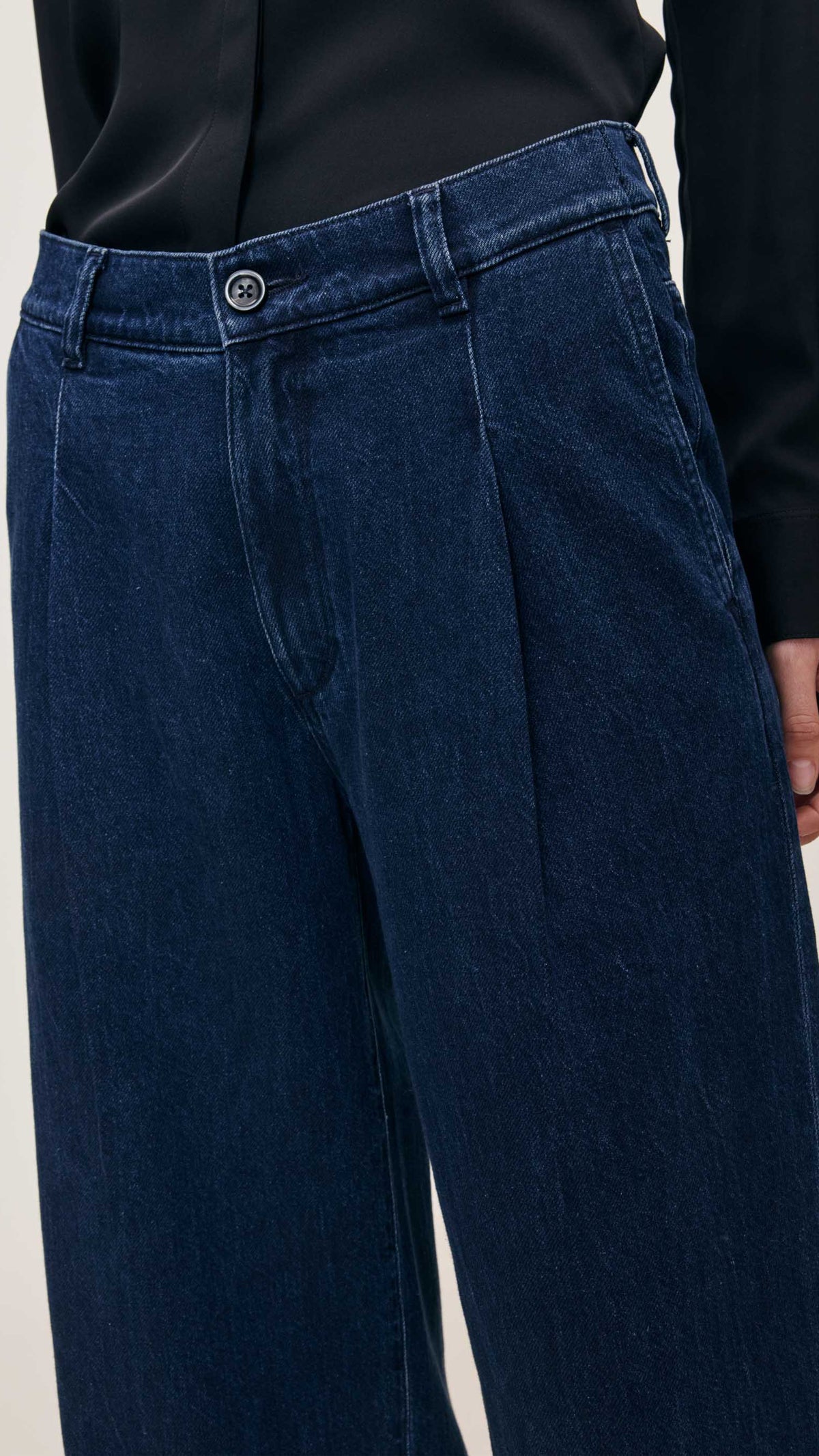 DL1961 Isabel Wide Leg Low Rise 31.5" in Rain Storm