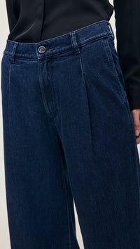 DL1961 Isabel Wide Leg Low Rise 31.5" in Rain Storm