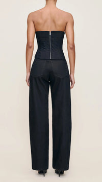 DL1961 Corset Strapless Top in Eternity