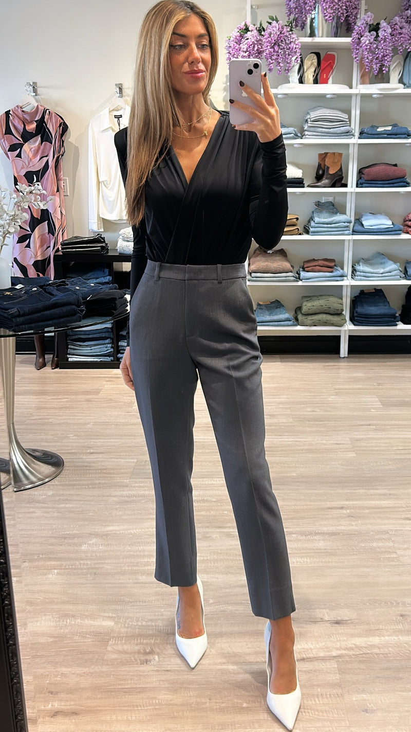 Favorite Daughter The Favorite Cigarette Pant in Grey