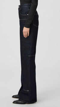 Paige Denim Arellia 32" Workwear Barrel Leg Pant in Selma