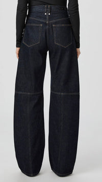 Paige Denim Arellia 32" Workwear Barrel Leg Pant in Selma