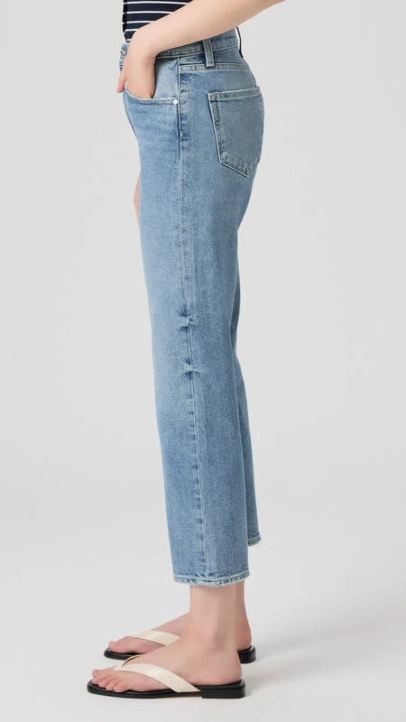 Paige Denim Mid Rise Morgan Ankle in Costar