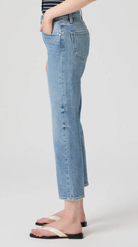 Paige Denim Mid Rise Morgan Ankle in Costar