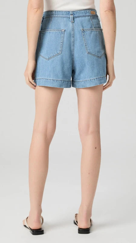 Paige Anessa Tie Waist Denim Short in Tranquility