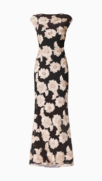 Elliatt Margaux Gown in Black/Gold