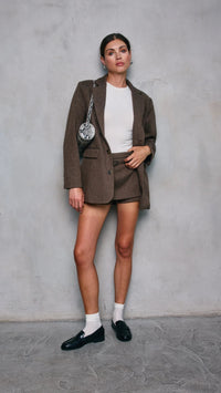 Line and Dot Belmont Blazer in Brown
