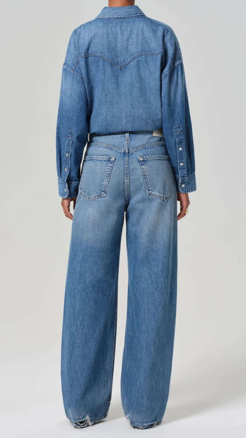 Citizens of Humanity Ayla High Rise Baggy in Solano
