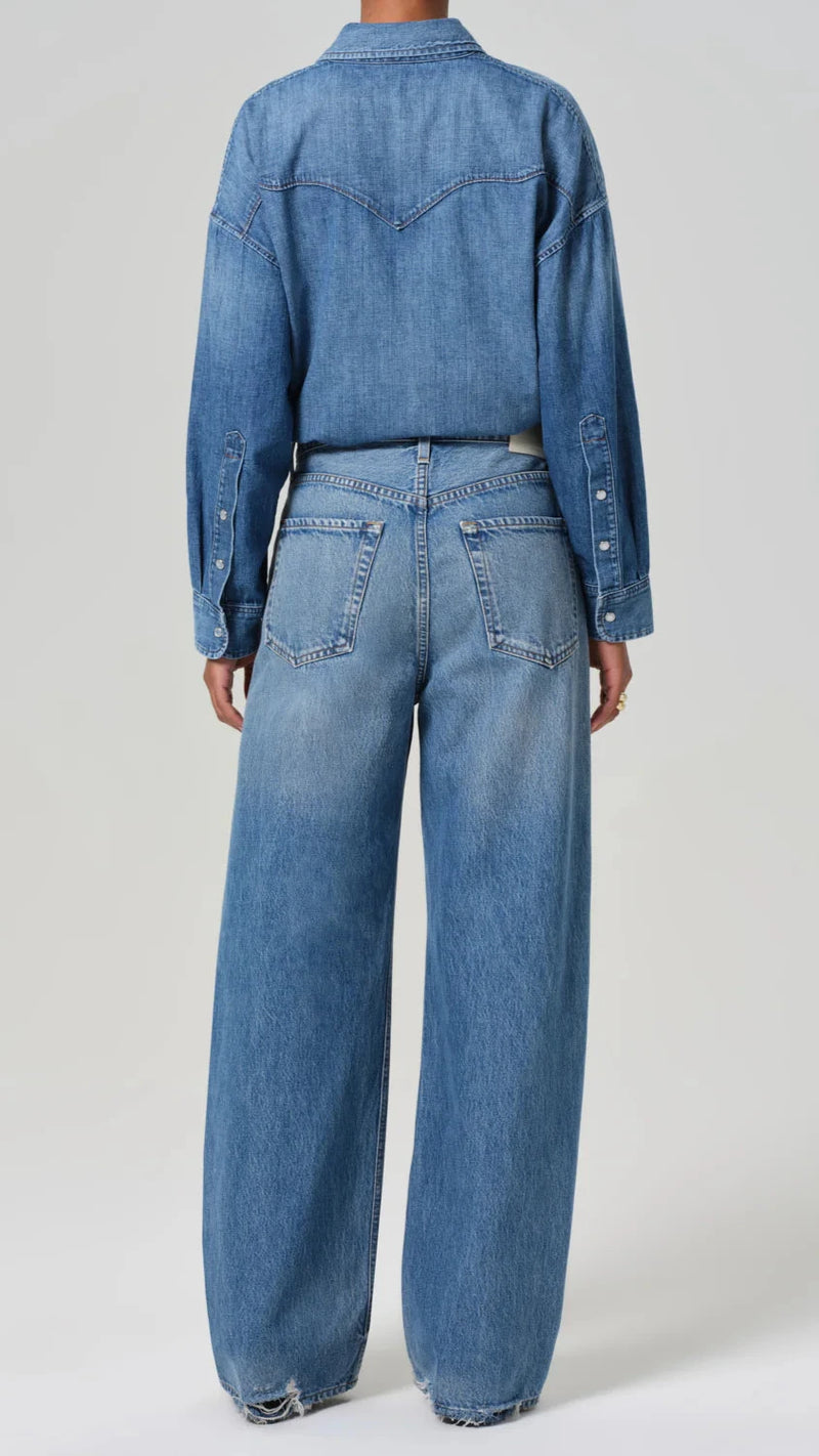 Citizens of Humanity Ayla High Rise Baggy in Solano