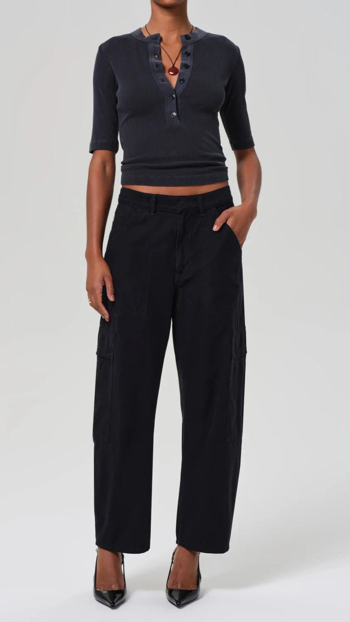Citizens of Humanity Marcelle Low Slung Trouser in True Navy