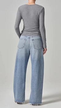 Citizens of Humanity Ayla High Rise Split Hem Jean in Mojave