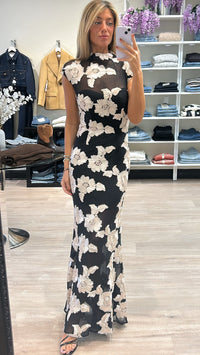 Elliatt Margaux Gown in Black/Gold