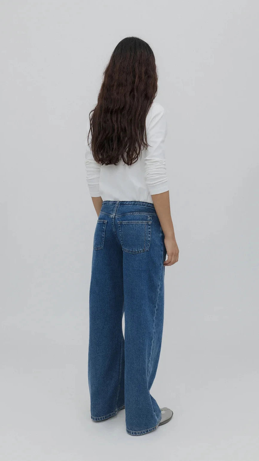 Still Here Cool Relaxed Jean in Classic Blue