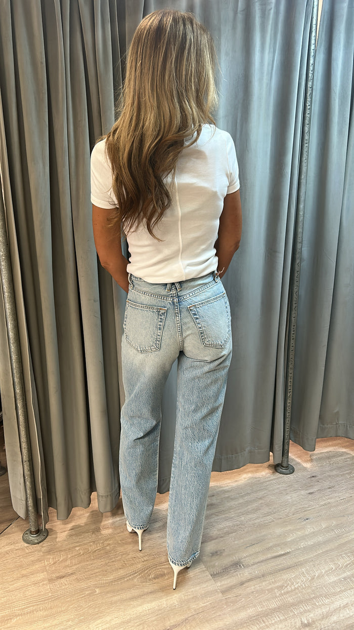 SLVRLAKE London High Rise Straight in Heartache