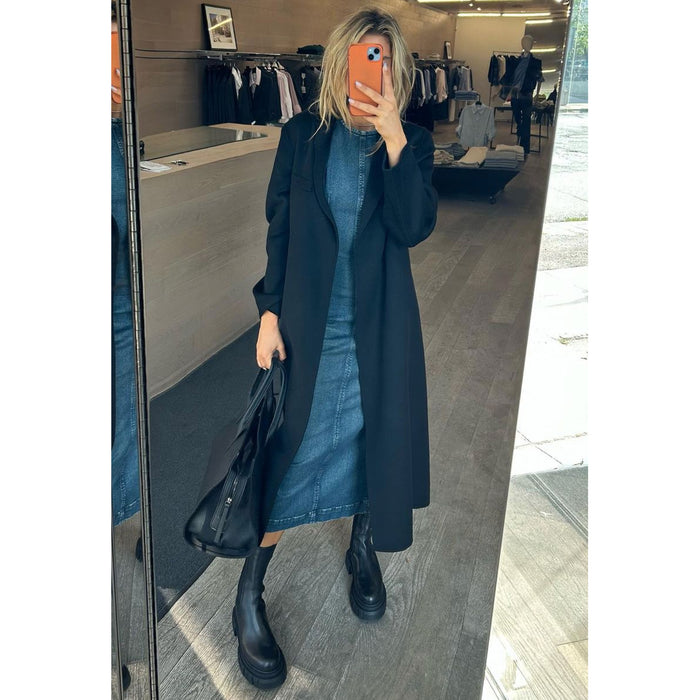 DL1961 Denim Esme Midi Dress in Aged Dark