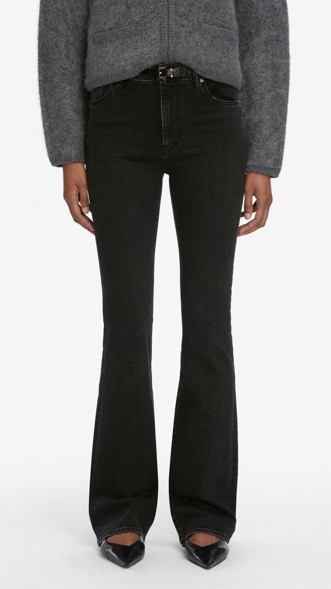 Frame The Reboot High Rise Bootcut in Meteor